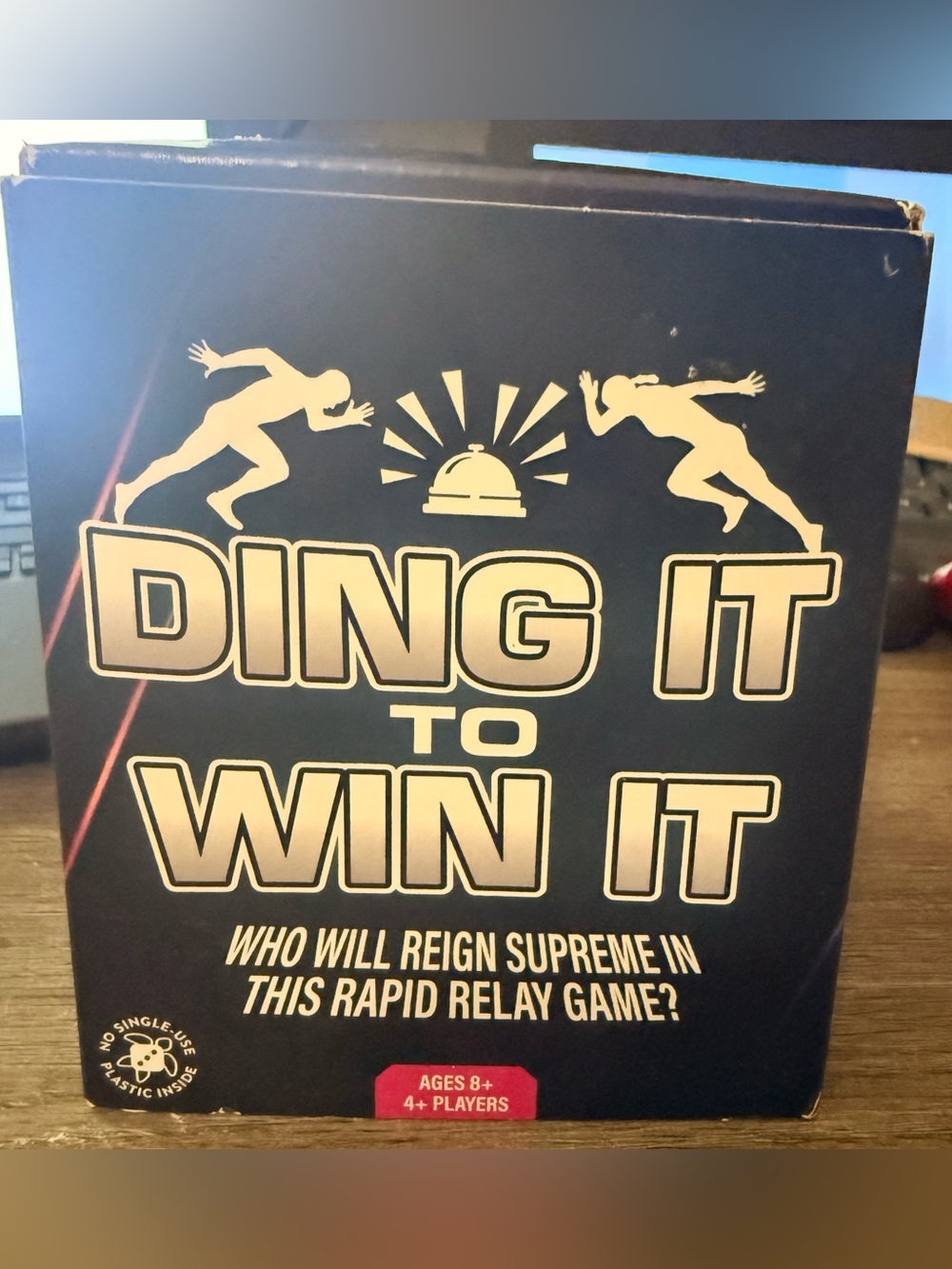Professor Puzzle "Ding It To Win It" Card Board Action Play Game